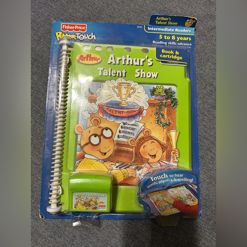 Fisher Price Power Touch Arthur's Talent Show Book NEW 2002